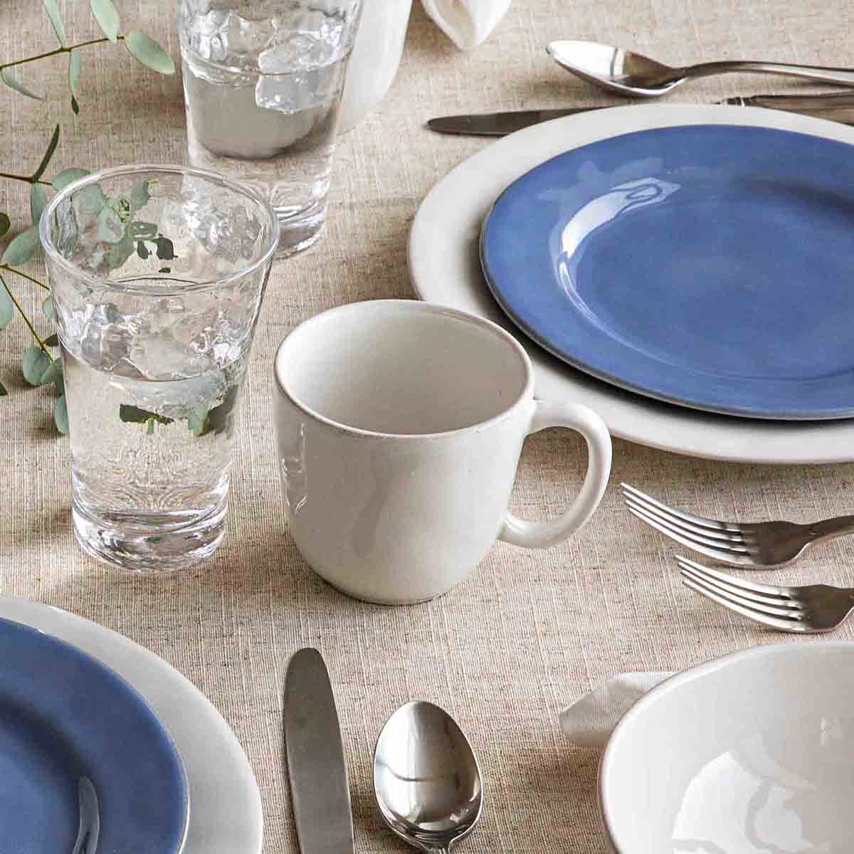 Puro Coupe 4pc Place Setting - Whitewash - Image 4