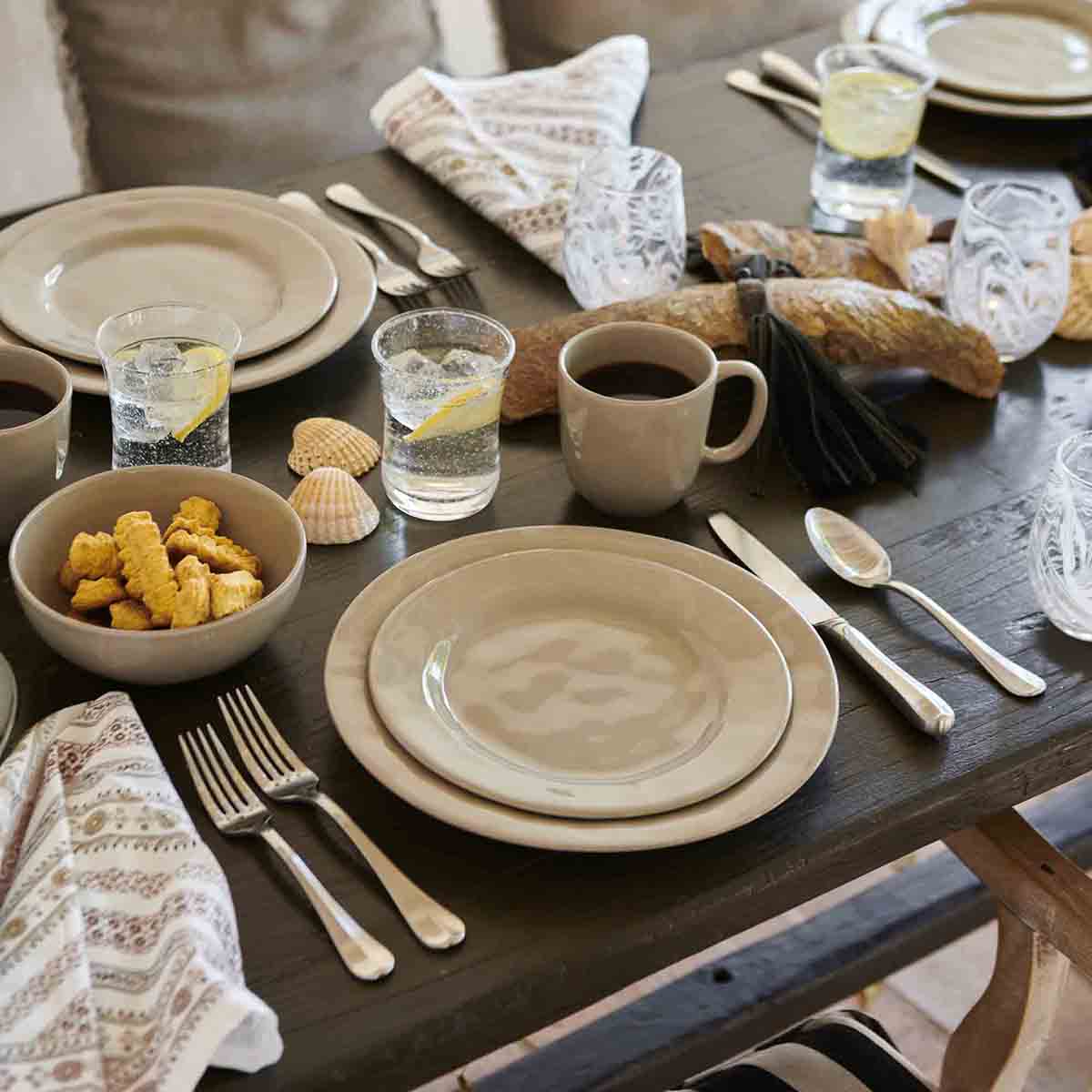Puro Dinner Plate - Taupe - Image 7