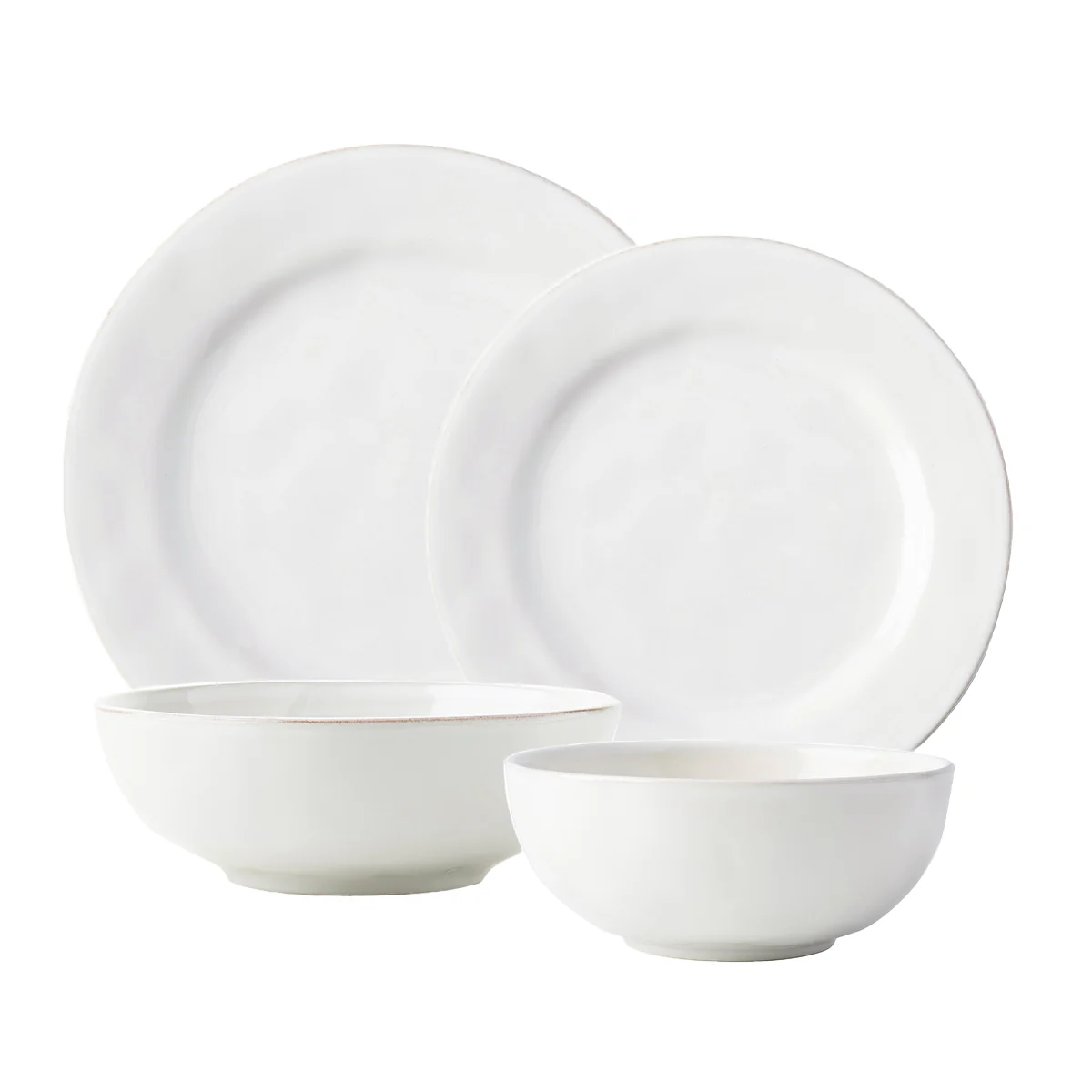 Puro 4pc Place Setting - Whitewash