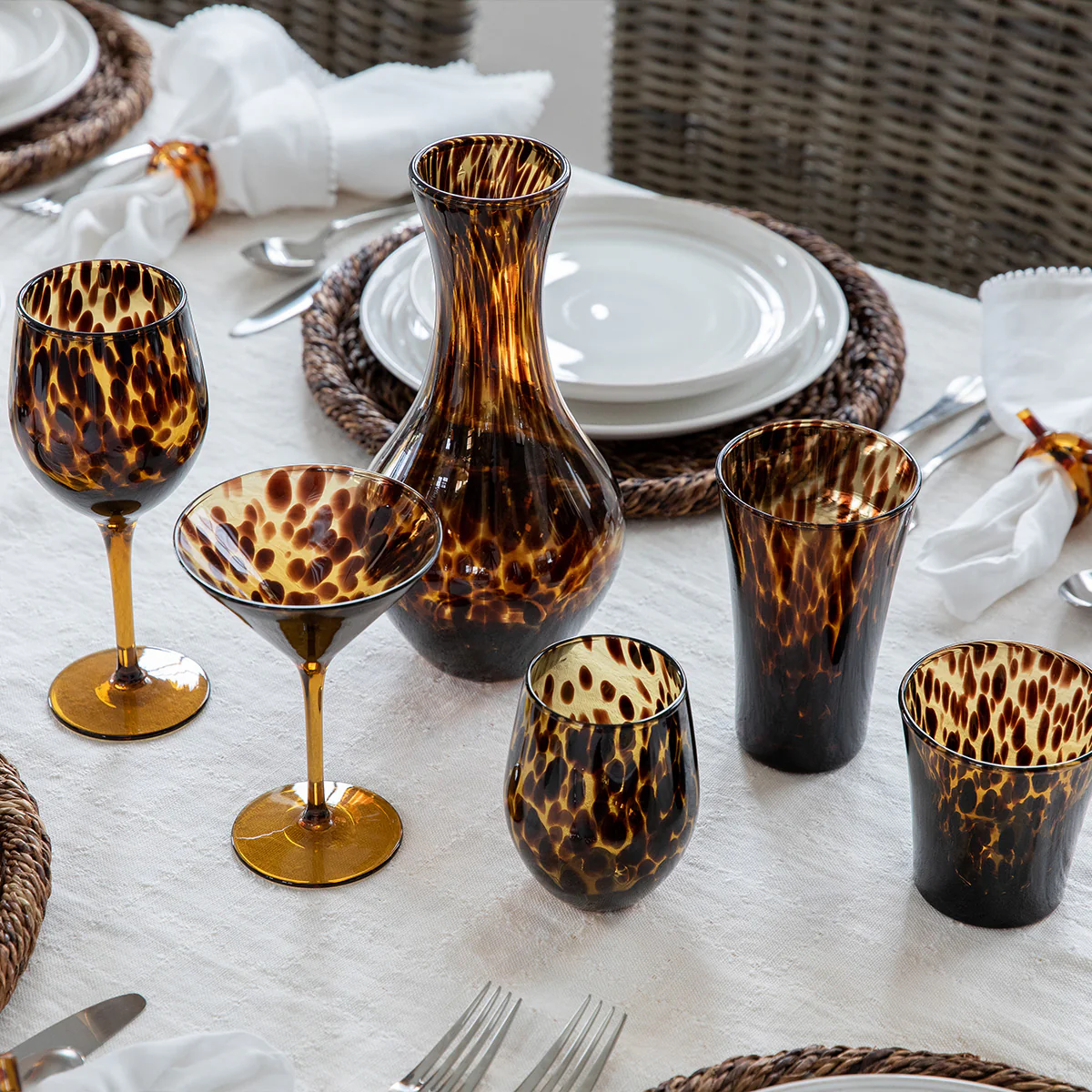 Puro Wine Glass - Tortoiseshell - Image 6