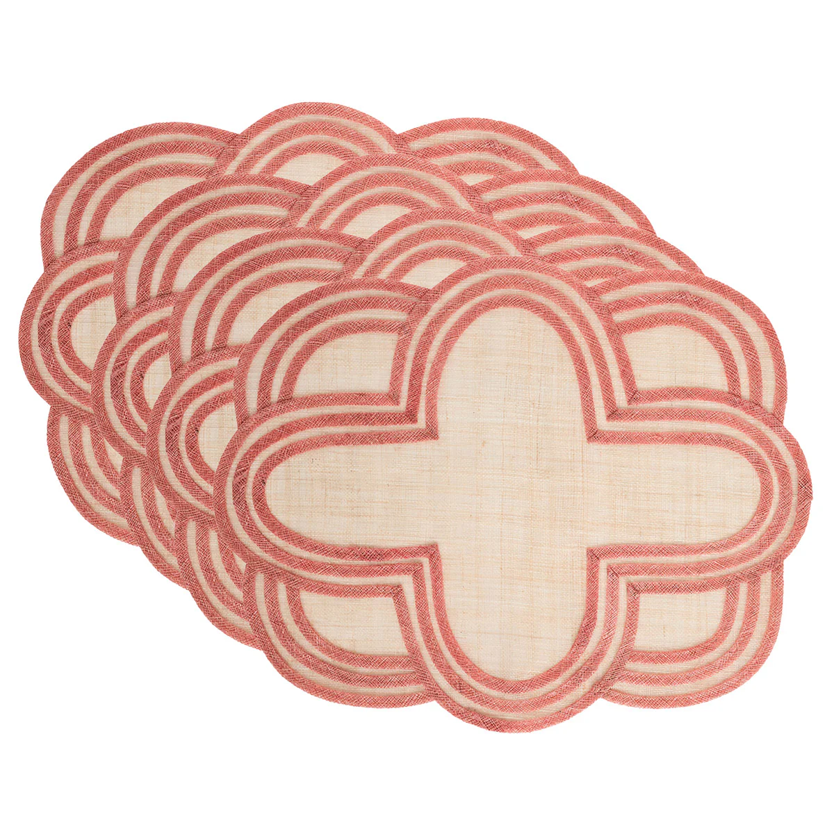 Scallop Stripe Placemat Set/4 - Image 2