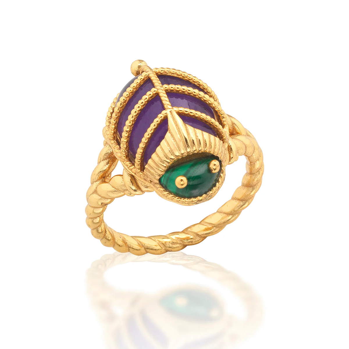 Scarab Petite Ring - Image 3