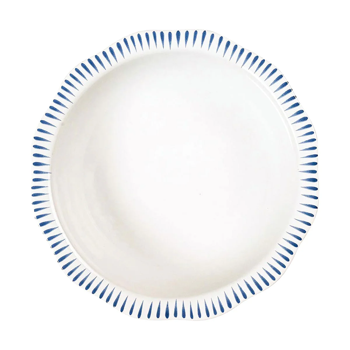 Sitio Stripe 12" Serving Bowl - Delft Blue - Image 3
