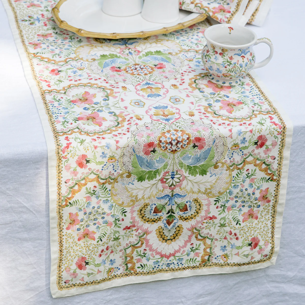 Sofia 18" x 90" Table Runner - Multi - Image 3