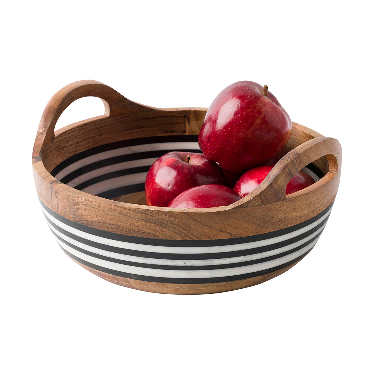Stonewood Stripe 11" Round Handled Bowl - Image 3