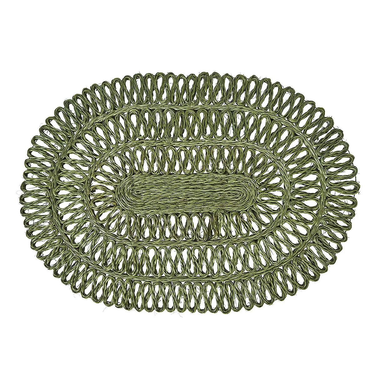 Straw Loop Oval Placemat - Image 3