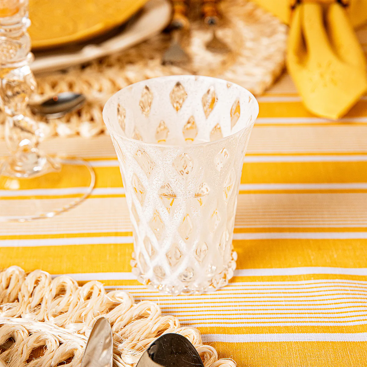 Trellis Small Tumbler - White - Image 3