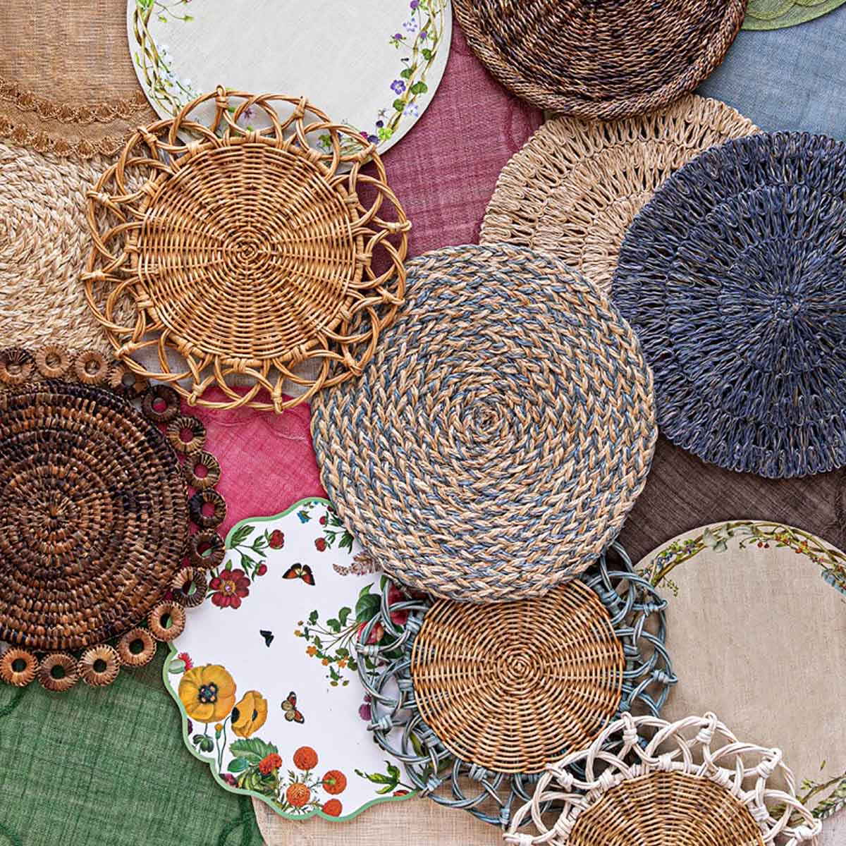 Tuileries Garden Placemat - Walnut - Image 2