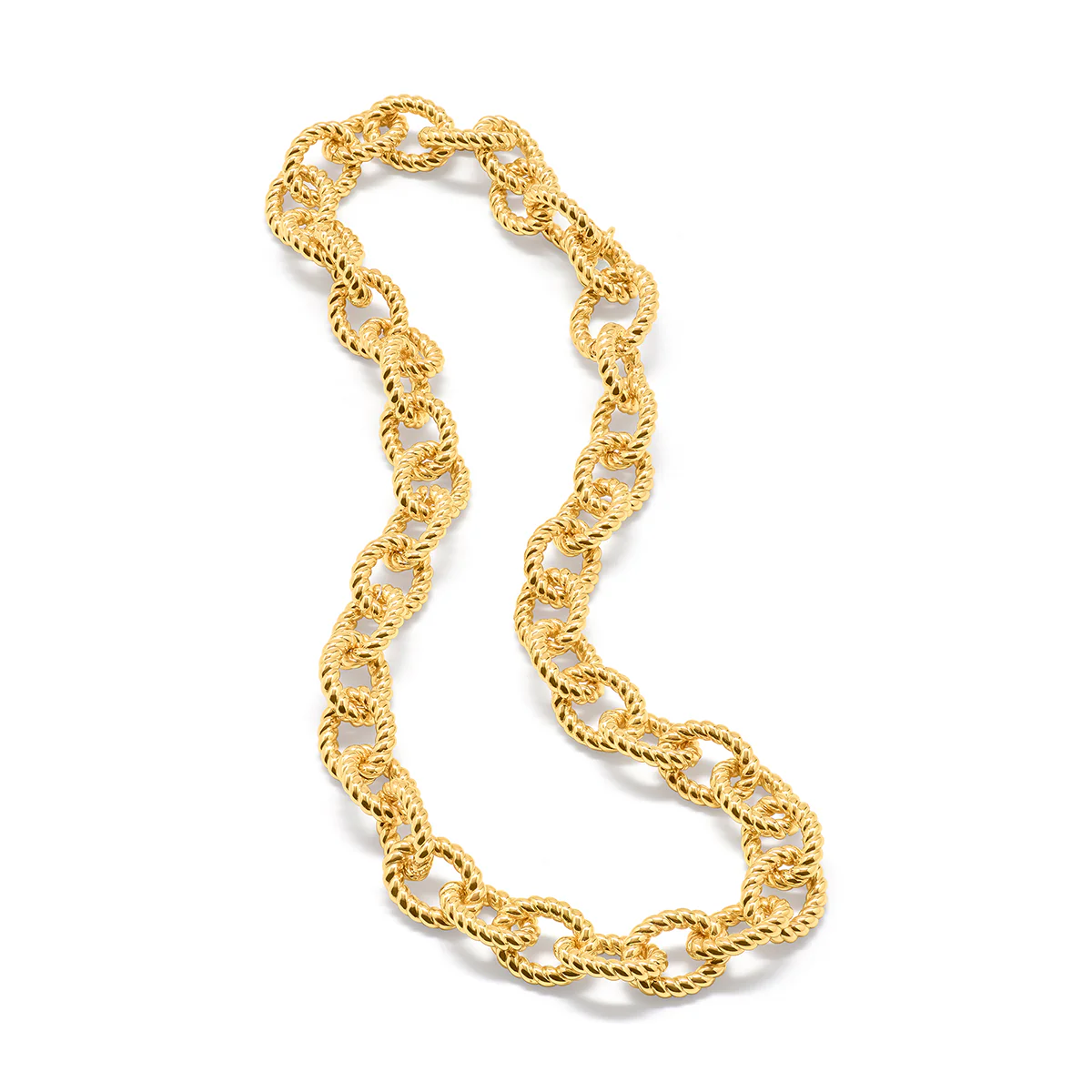 Victoria Small Chain Necklace, 18" - Gold - Image 4