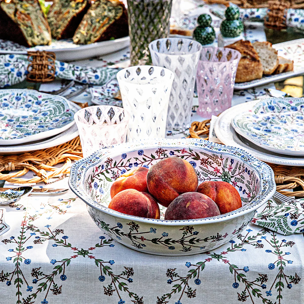 Villa Seville 12" Serving Bowl - Chambray - Image 5