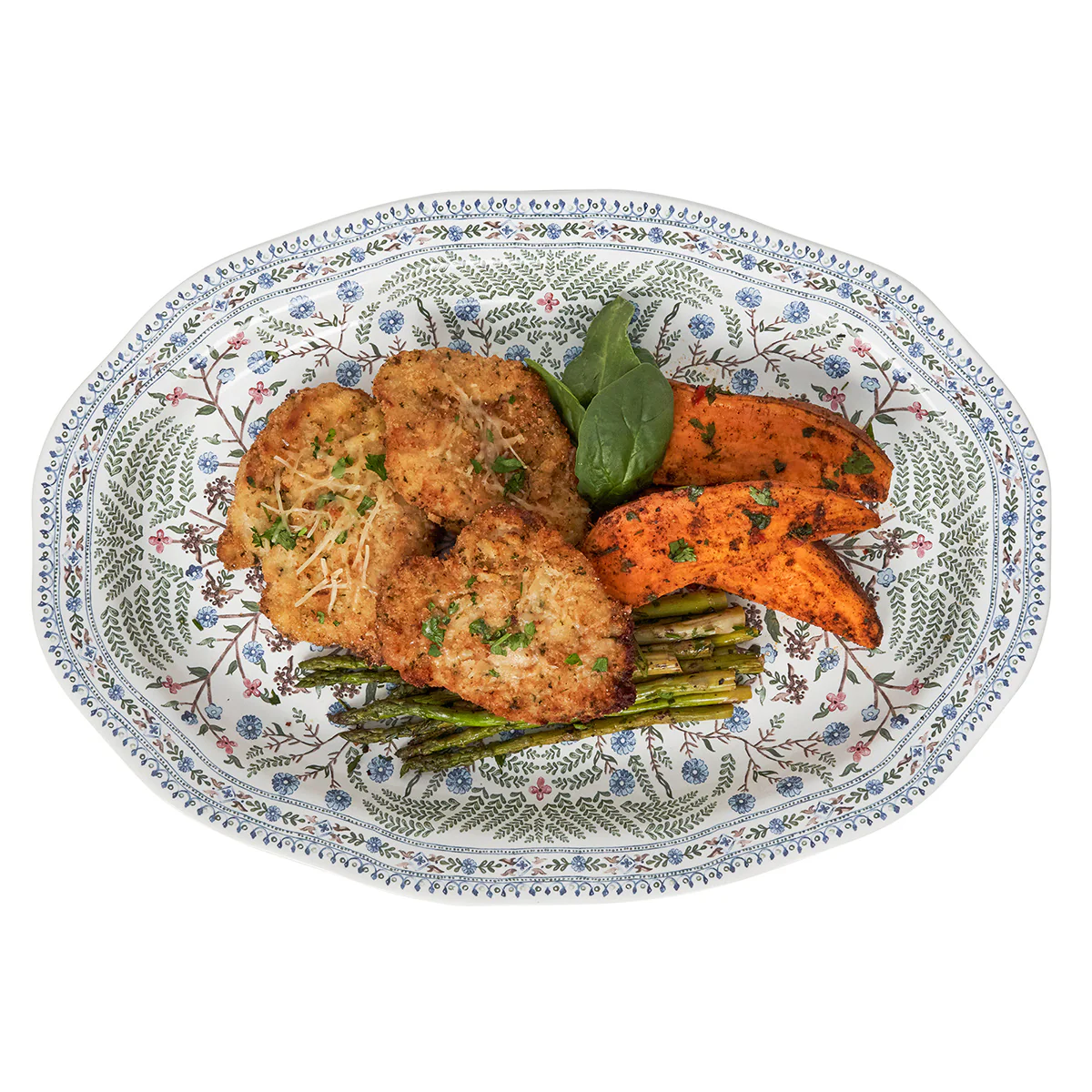 Villa Seville 17" Platter - Chambray - Image 2