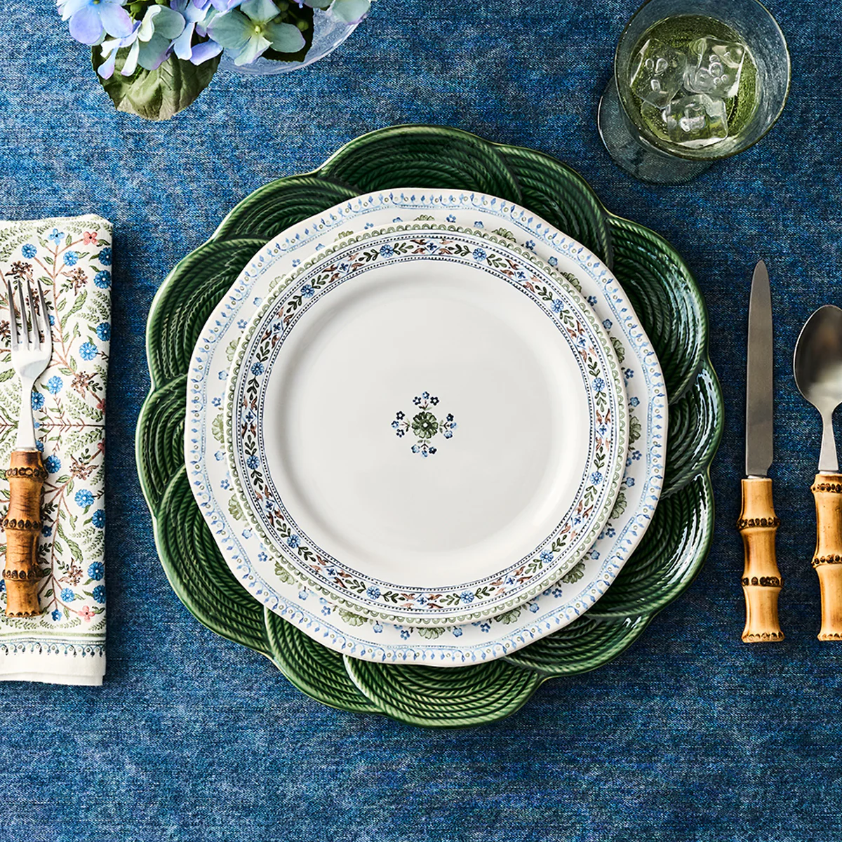 Villa Seville Dessert/Salad Plate - Chambray - Image 4