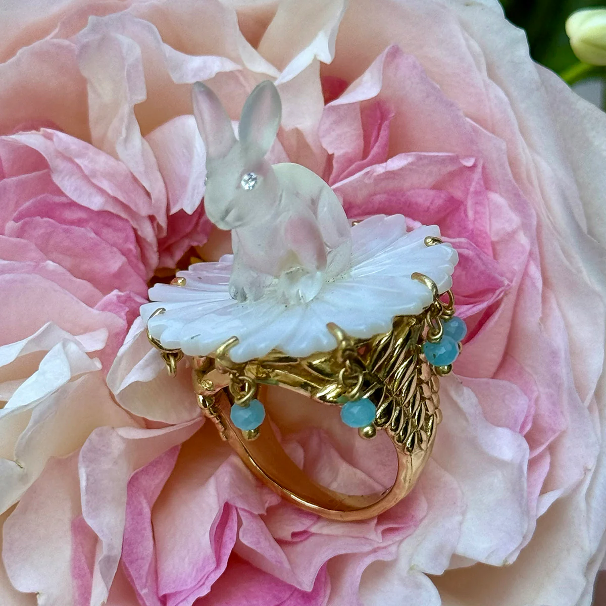 Villandry Bunny Ring - Multi - Image 3