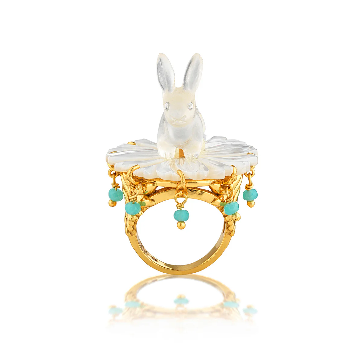 Villandry Bunny Ring - Multi - Image 5