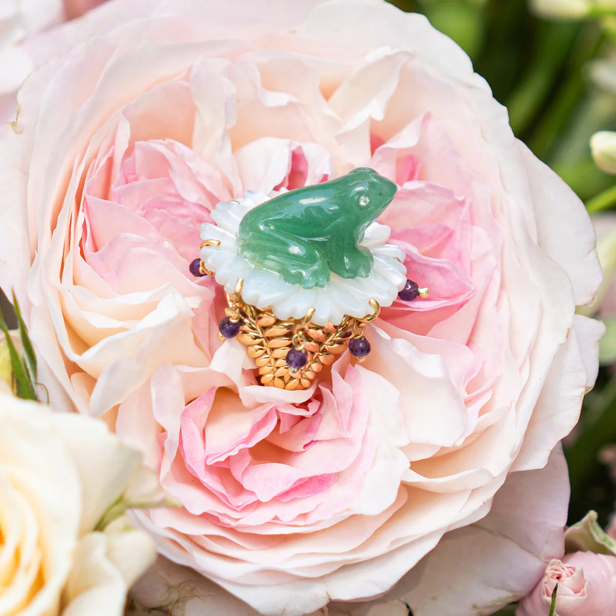 Villandry Frog Prince Ring - Multi - Size 8 - Image 6