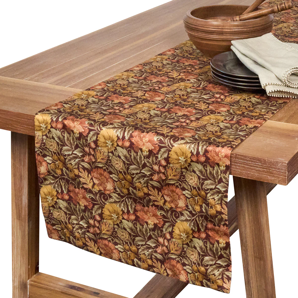 Willa 18" x 90" Table Runner - Amber - Image 2